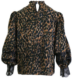 Riley blouse Zwart - M / L