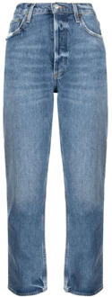 Riley Gescheurde Denim Jeans Agolde , Blue , Dames - W29,W31,W28,W26,W25,W30,W27