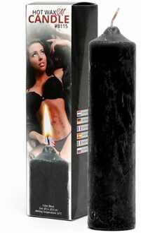 Rimba BDSM Hot Wax Kaars Groot - zwart