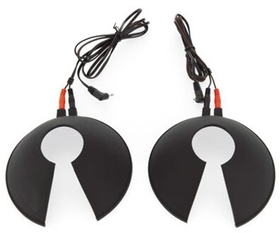 Rimba Electrosex Breast Cups Zwart