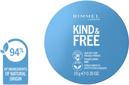 Rimmel Kind and Free Pressed Powder 10g (Various Shades) - Deep