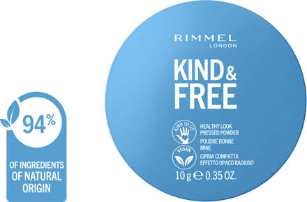 Rimmel Kind and Free Pressed Powder 10g (Various Shades) - Translucent