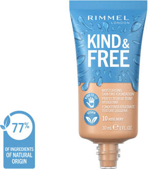 Rimmel Kind and Free Skin Tint Moisturising Foundation 30ml (Various Shades) - Rose Ivory