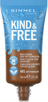 Rimmel Kind and Free Skin Tint Moisturising Foundation 30ml (Various Shades) - Soft Chocolate