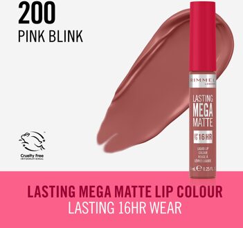 Rimmel Lasting Mega Matte Liquid Lip - 200 Pink Blink
