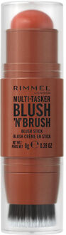 Rimmel London Multi-tasker Blush 'n' Brush Stick #300 - Nearly Suede 8 gr - One Size