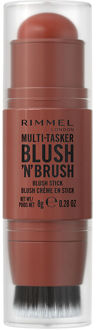 Rimmel London Multi-tasker Blush 'n' Brush Stick #350 - Geroosterde Perzik 8 gr - One Size