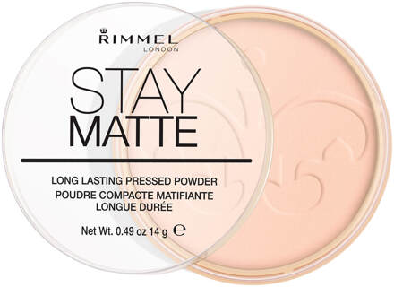Rimmel Stay Matte Matte Pressed Powder 14 g 002 Pink Blossom