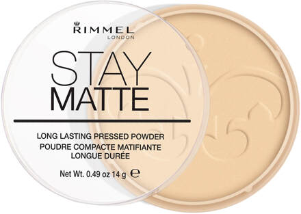 Rimmel Stay Matte Pressed Powder - 001 Transparent - Powder