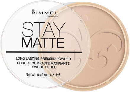 Rimmel Stay Matte Pressed Powder 005 Silky Beige Poeder - 000