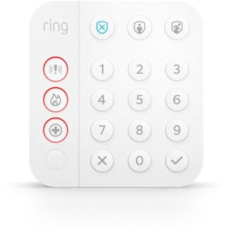 Ring Alarm Keypad 2nd Gen Inbraakbeveiliging Wit