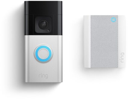 Ring Battery Doorbell Plus+Chime Slimme deurbel Zwart