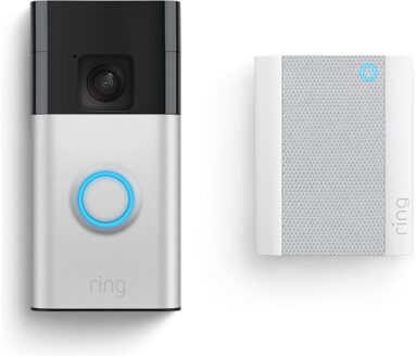 Ring Battery Video Doorbell + Chime Slimme deurbel Grijs