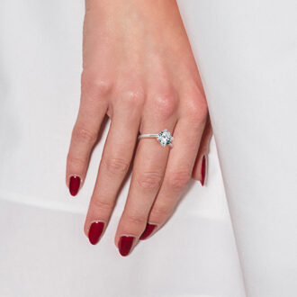 Ring - Black Night Collectie Zilver - One Size