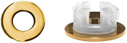 Ring goud kleurige overloopring voor wastafels 30mm