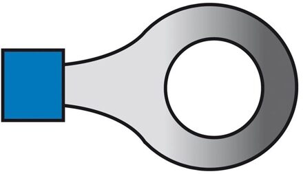 Ring Kabelschoen 560 M6 Blauw 10 Stuks