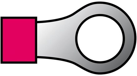 Ring Kabelschoen 635 M5 Rood 10 Stuks