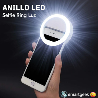 Ring Led Flash light Selfie Clip for mobile tablet PC camera illuminating photography video photos ring light