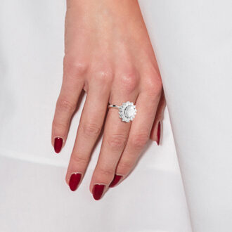 Ring "Marquise" zilveren sieraden 925 - Kate