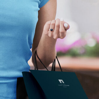 Ring Sieraden - Echte Gecultiveerde Zoetwaterparel Rond 7-8 mm Zwart - One Size