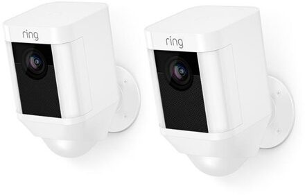 Ring Spotlight Cam battery Duopack IP-camera Wit