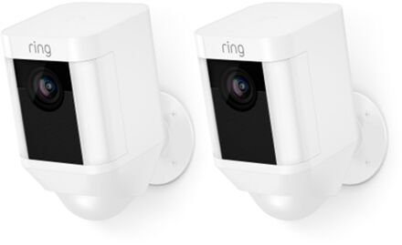 Ring Spotlight Cam battery Duopack IP-camera Wit