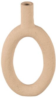 Ring Vaas Oval High - Zand Beige