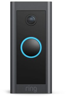 Ring Video Doorbell Wired Slimme deurbel Zwart