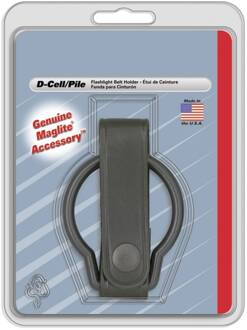 Ring voor leren riem voor zaklamp D-cell zwart