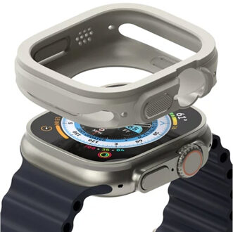 Ringke Air Sports Case voor de Apple Watch Ultra / Ultra 2 / Ultra 3 - 49 mm - Warm Gray Grijs