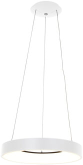 Ringlede Hanglamp Wit