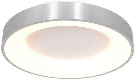 Ringlede LED Plafondlamp Zilver