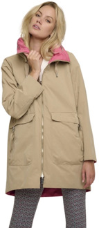 Rino Pelle jackcoat Reversible coat Maxime 7002420 Rino&Pelle , Beige , Dames - 2Xl,Xl,3Xl