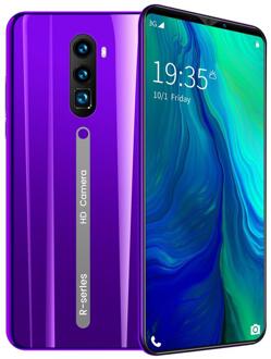 Rino3 Pro 5.8 Inch Scherm Android Telefoon Purple Water Screen Smartphone Effen Kleur Mobiele Telefoon Koele Vorm mode paars EU