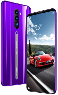 Rino3 Pro Water Drop Screen Smartphone Mobile Phone Cool Shape Fashion 5.8 Inch Screen Android Phone Purple Solid Color