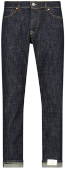 Rinse Wash Selvedge Slim Fit Jeans Tela Genova , Blue , Heren - W35,W33,W32,W31,W34,W36,W38