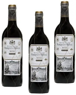 Rioja Marques wine from Riscal Reserve (3 bottles of 75cl.)