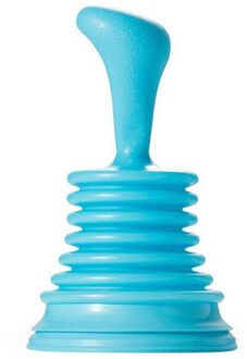 Riool Reiniging Zuignap Sterke Baggeren Sink Bad Wc Verstopping Huishoudelijke Toilet Plunger Tool Badkamer Keuken Accessoires blauw