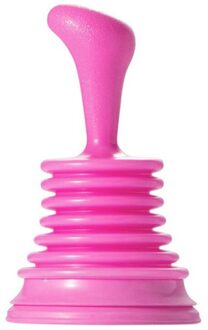 Riool Reiniging Zuignap Sterke Baggeren Sink Bad Wc Verstopping Huishoudelijke Toilet Plunger Tool Badkamer Keuken Accessoires roos rood