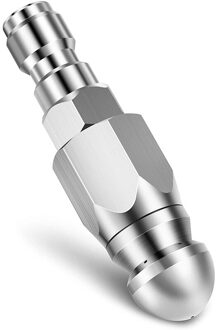 Riool Rioolreinigers Nozzle Voor Hogedrukreiniger Met 1/4 Inch Quick Connect-Voor Afvoer Jetting Verstoppen Remover,1 Front 6 Achter Jets