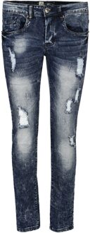 Ripped jeans-effect gewassen 34