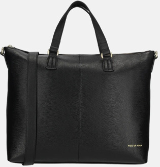 Rise of Rosa handtas met laptopvak M zwart