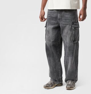 Riser Pocket Jeans, grijs - M