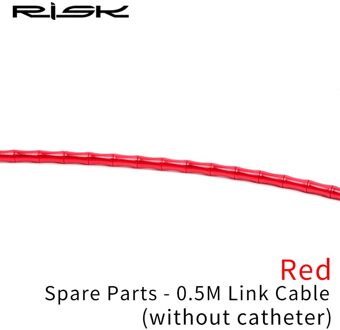 Risico Cnc Aluminium Fiets Kabel Met Katheter Set Ultralight Mtb Racefiets Bamboe Link Kabel Behuizing Kit Past Shifting/rem 0.5M Link- rood