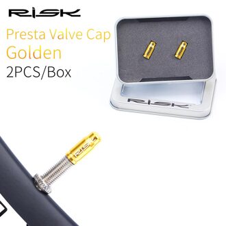 Risico FV55 AV55 Weg Mountainbike Fiets Titanium Presta Schrader Valve Cap Nut Wrench Stofkap Fietsen Acces Presta Valve Cap GLD