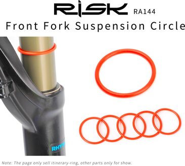 Risico Mountainbike Schokabsorptie Voorvork Reizen Ring Rode Zegel O-Ring 32 / 34/35Mm stof En Olie Proof Voor Schokdempers