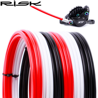 RISK 5mm Bicycle Brake Cable Hose MTB Hydraulic Disc Brake Oil Tube Pipe For M355 Nylon Braided Tube Bicycle Accessories