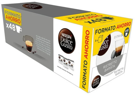 Ristretto Barista Pack saving 48 Dolce Gusto coffee capsules