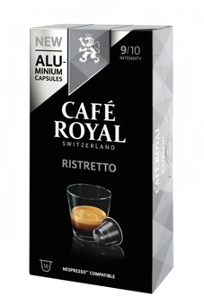 Ristretto Cafe Royal 10 compatible Nespresso aluminium capsules
