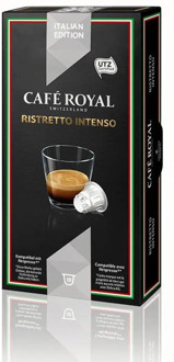 Ristretto intense Cafe Royal 10 compatible capsules Nespresso
